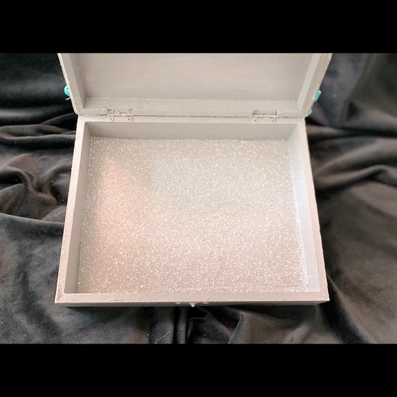 Turquoise lover decor box or cigar box - Picture 2 of 2